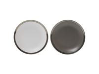 Dinerbord Venice Ø26,5cm 6st grijs/wit Dinerbord Venice Ø26,5cm 6st grijs/wit