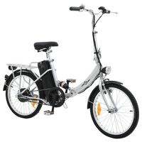 vidaXL Elektrische fiets inklapbaar met Li-ion-accu aluminiumlegering - thumbnail