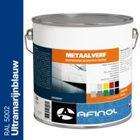 Afinol Metaalverf Ultramarijnblauw (RAL 5002) 2,5 liter