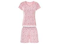 esmara Korte dames pyjama (Lichtroze, XS (32/34))