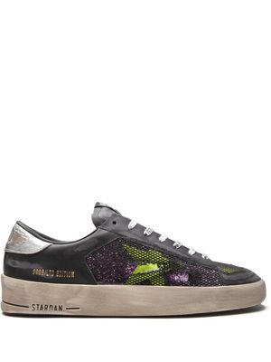 Golden Goose baskets Stardan à détails pailletés - Noir