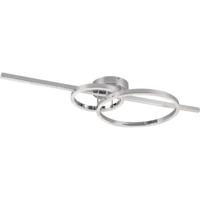 LED Plafondlamp 54W - Dimbaar & Kleur Aanpasbaar - Mat Chroom