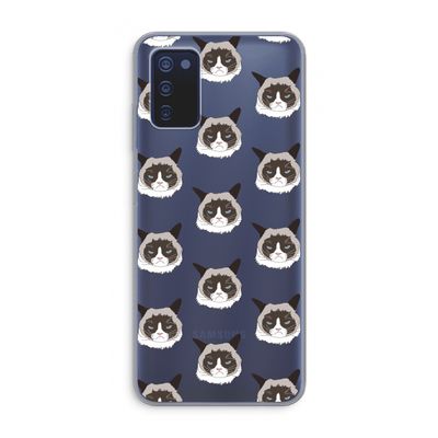 It's a Purrr Case: Samsung Galaxy A03s Transparant Hoesje