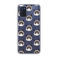 It's a Purrr Case: Samsung Galaxy A03s Transparant Hoesje