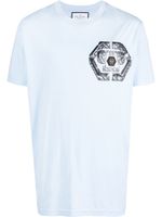 Philipp Plein t-shirt à logo imprimé - Bleu - thumbnail