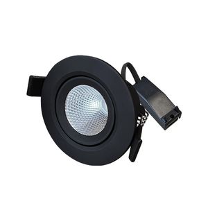LED Cascade Downlight 4.5W/6.5W/10W 36º 2.700K/3.000K IP20 Zwart