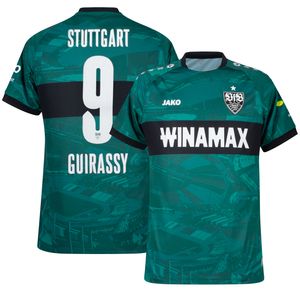 VFB Stuttgart 3e Shirt 2023-2024 + Guirassy 9