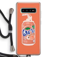 S(peach)less: Samsung Galaxy S10 Plus Transparant Hoesje met koord