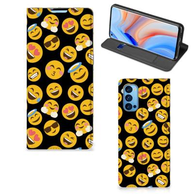 OPPO Reno4 Pro 5G | Hoesje met Magneet | Emoji