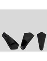 Arena Powerfin Hook (zwart/zilver) Zwart 37-38