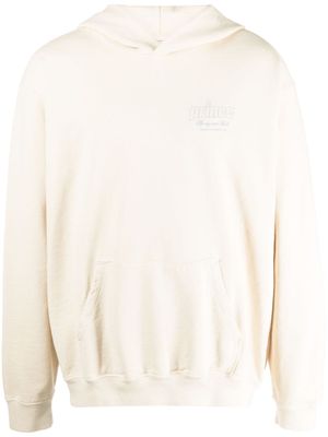 Sporty & Rich hoodie en coton à logo imprimé - Tons neutres