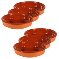 Set van 6x tapas bakjes/schaaltjes Sevilla 16 cm en 14 cm