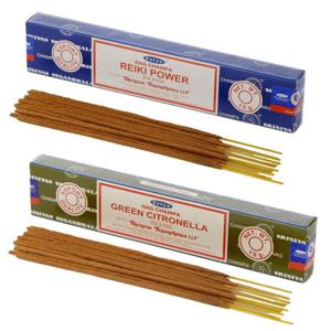 Wierook cadeaus set - 2x geurstokjes - Reiki Power en Citronella geur - Meditatie