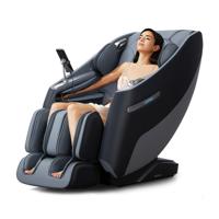 Massagesofa Zero Gravity SL Track Shiatsu Massagestoel met Verwarming & Luchtdrukmassage Zwart