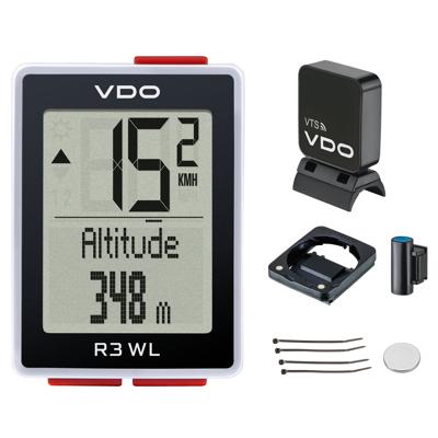 Vdo fietscomputer r3 wl draadloos sts
