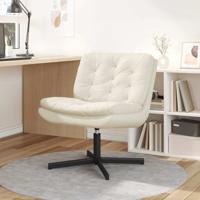 Draaibare Relaxstoel met kussen Anders Crme 63 x 75 x 76 cm Fluweel