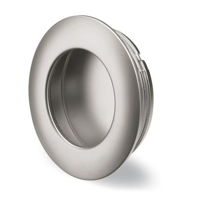 Inlaatgreep Borgoa, dia 41mm, Mat verchr.