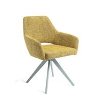Jesper Home Eetkamerstoel 'Yanai' Turn Mint, kleur Lemon Lines