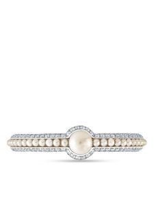 David Morris bracelet Pearl Rose en or blanc 18ct orné de diamants - Argent