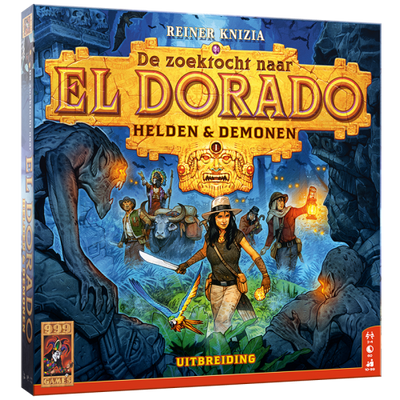 999 Games De Zoektocht naar El Dorado: Helden & Demonen Uitbreiding - Bordspel