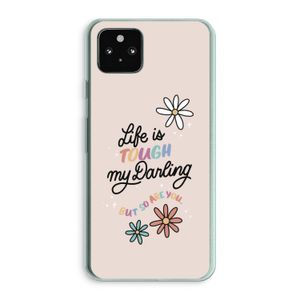 Tough Life: Google Pixel 5a 5G Transparant Hoesje