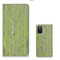 Samsung Galaxy A41 Book | Wallet Case | Green Wood