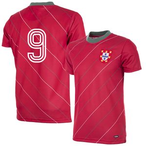 Portugal Retro Voetbalshirt 1984 + 9
