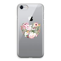 GRL PWR Flower: iPhone 8 Transparant Hoesje