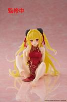 To Love Ru Darkness PVC Statue Desktop Cute Figure Golden Darkness (Chinese Dress Ver.) 13 cm - Damaged packaging