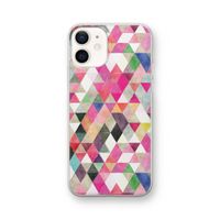 Gekleurde driehoekjes: iPhone 12 Transparant Hoesje