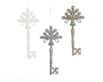 5 stuks! Sleutelhanger plastic - Decoris