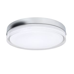 Disc nickel 35cm plafondlamp