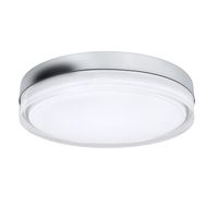 Disc nickel 35cm plafondlamp