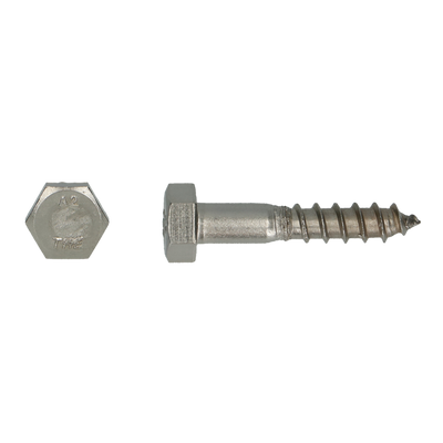 pgb-Europe PGB-FASTENERS | Houtdraadbout DIN 571 Ø 8,00x35 A2 | 100 st 000571A00008000353