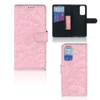 OnePlus 9 Pro Hoesje White Flowers OnePlus 9 Pro Hoesje White Flowers
