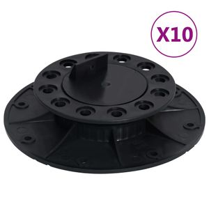 VidaXL Terrasdragers verstelbaar 10 st 25-40 mm