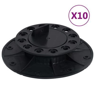 VidaXL Terrasdragers verstelbaar 10 st 25-40 mm