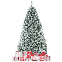 180cm Kunstkerstboom Sneeuwspar Metalen Standaard Kerstboom