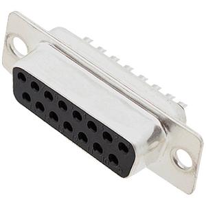 encitech DM15-SS 2101-0200-12 D-sub female connector 180 ° Aantal polen: 15 Soldeerkelk 1 stuk(s) Tray