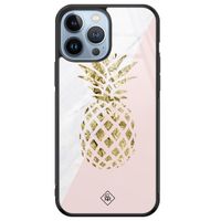 iPhone 13 Pro Max glazen hardcase - Ananas