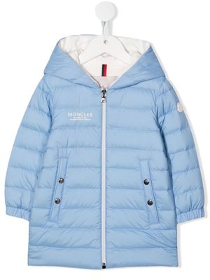 Moncler Enfant doudoune à capuche - Bleu