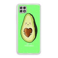 Avocuddle: Samsung Galaxy A22 4G Transparant Hoesje
