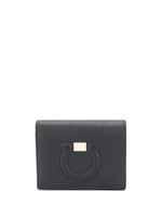 Ferragamo embossed Gancini motif grainy wallet - Noir - thumbnail