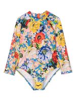 ZIMMERMANN Kids maillot de bain à logo imprimé - Multicolore