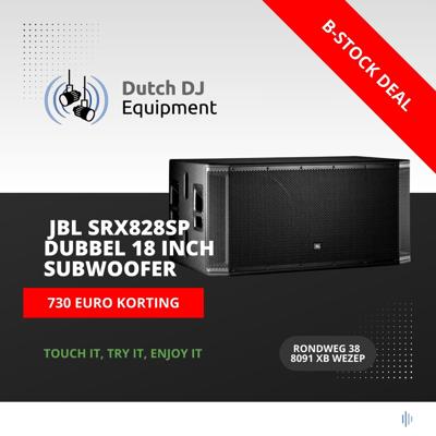 JBL B-stock SRX828SP 2x 18 inch actieve subwoofer 2000 W