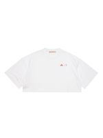 Marni Kids t-shirt à logo en perles - Blanc - thumbnail