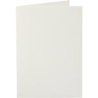 Creativ Company Kaarten, afmeting kaart 10,5x15 cm, 220 gr, off-white, 10 stuk/ 1 doos