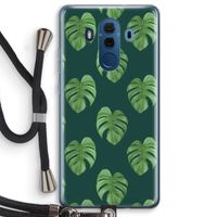 Monstera leaves: Huawei Mate 10 Pro Transparant Hoesje met koord