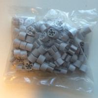 Minimarker onbedrukt grijs 100 stuks