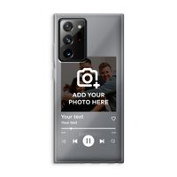 Music Player: Samsung Galaxy Note 20 Ultra / Note 20 Ultra 5G Transparant Hoesje